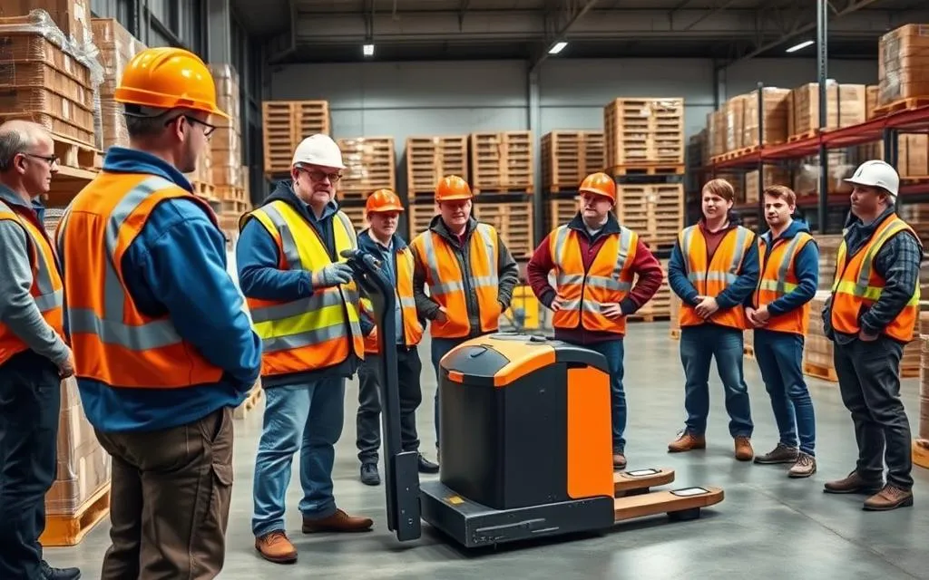 Curso de Instrutor de Operador de Paleteira Elétrica
