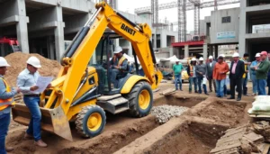 Curso de Operador de Escavadeira