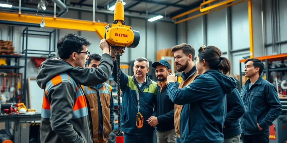 Curso de Formação de Operador de Talha Elétrica